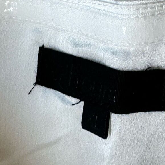 H:ours REVOLVE Tabitha Bodysuit in White Satin Corset Look XL - Picture 5 of 12